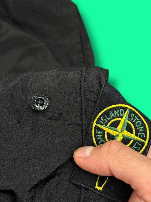 Карго штаны Stone Island Nylon Metal Черные Оригинал