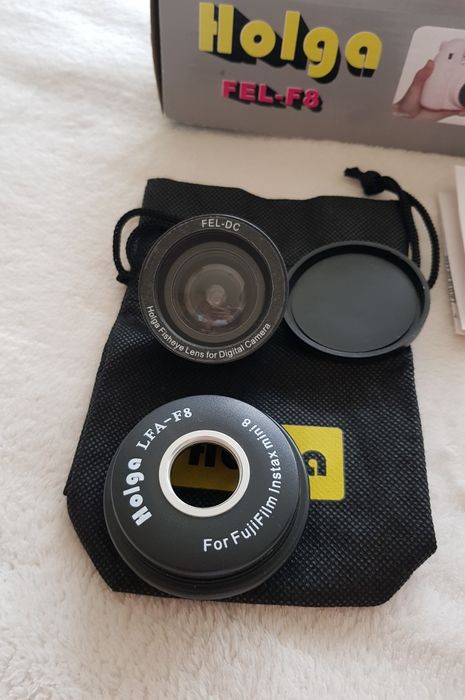 Holga Fisheye Lens Instax mini 8 FEL-F8 rybie oko obiektyw Instax nowy