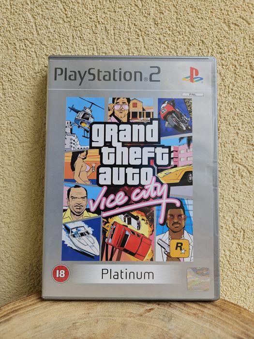 GTA Vice City PS2 - Platinum