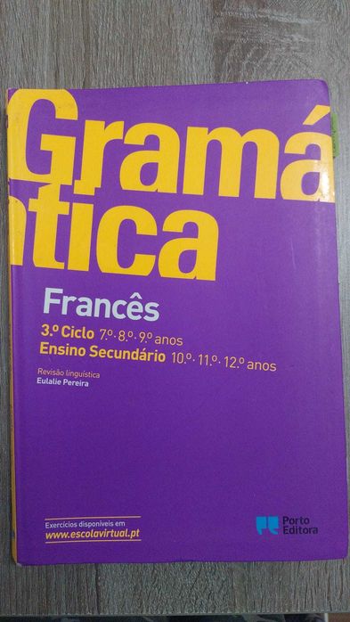 Gramática Francês 3ºciclo e ensino secundário