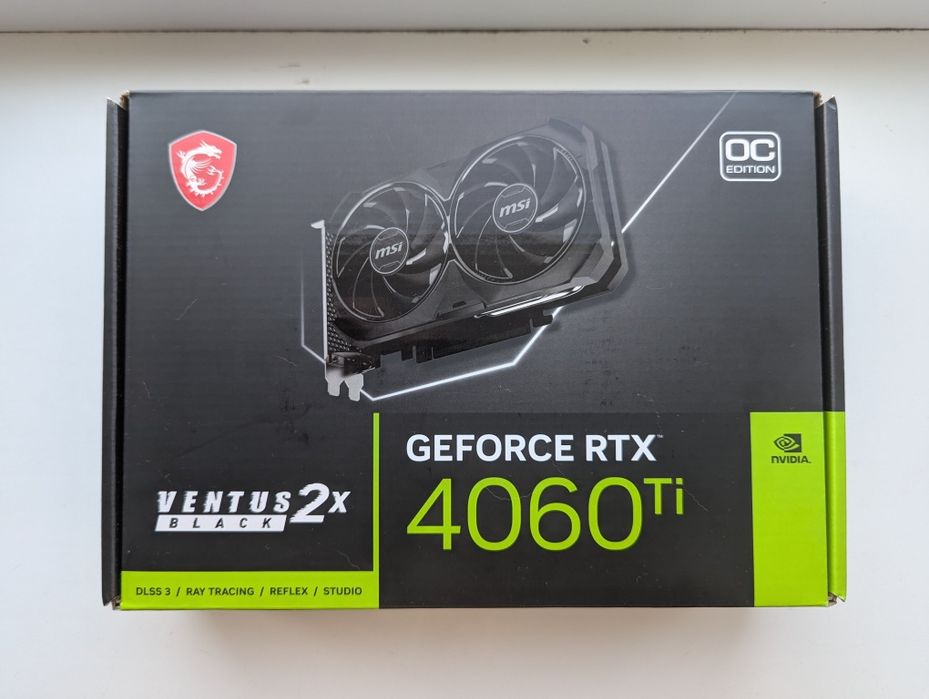 Відеокарта MSI RTX 4060ti VENTUS 2x