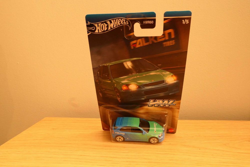 '99 Honda Civic Type-R [EK9] Falken - Hot Wheels