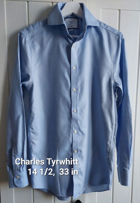 Koszula niebieska Charles Tyrwhitt r14, 5, 33 in