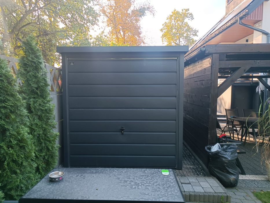 Garaze blaszaki domek ogrodowy