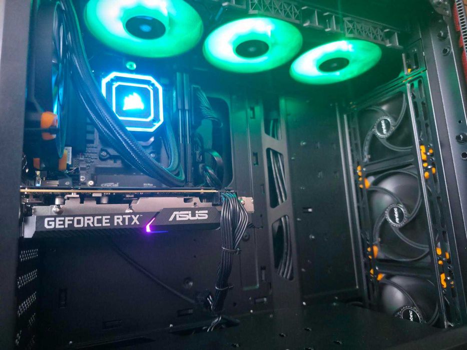 Ryzen 5800x/3060Ti/32Gb RAM/1TB NVME/2TB HDD/600W/Chłodzenie 360mm