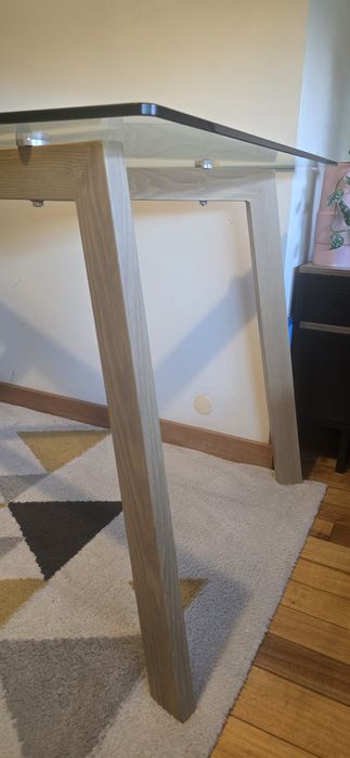 Mesa jantar tampo em vidro nova