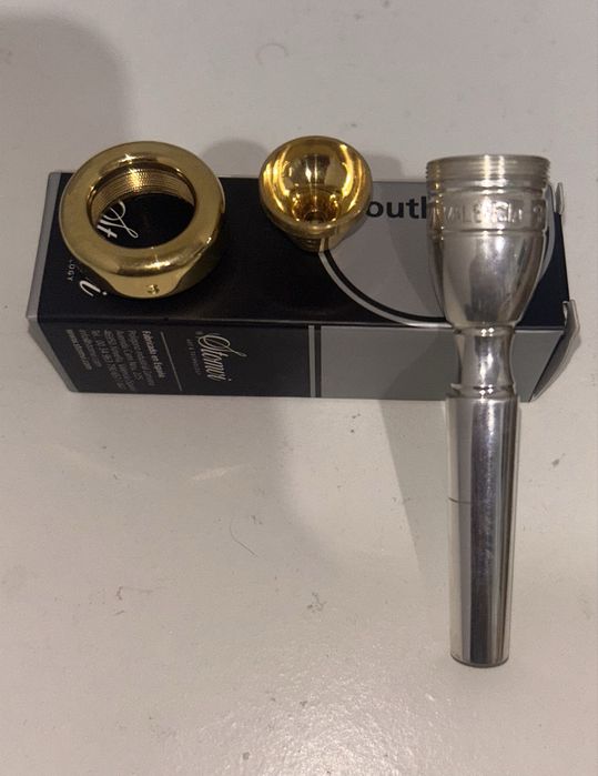 Bocal Trompete Stomvi Classic (3 Peças) - Rim Banhado a Ouro - Tam. 3C (1 1/2 bach)