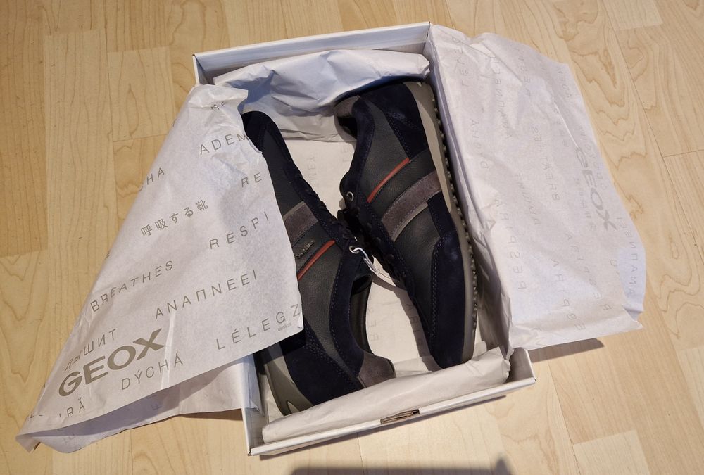 Ténis Geox Novos Modelo U52T5C 022ME Navy