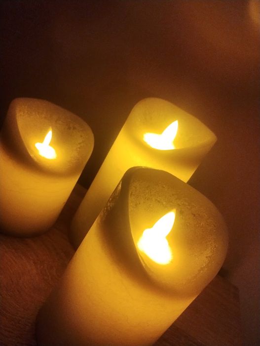 Świeca, świece LED bezpłomieniowe  3 sztuki