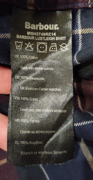 L Barbour оригінальна чоловіча сорочка фланель