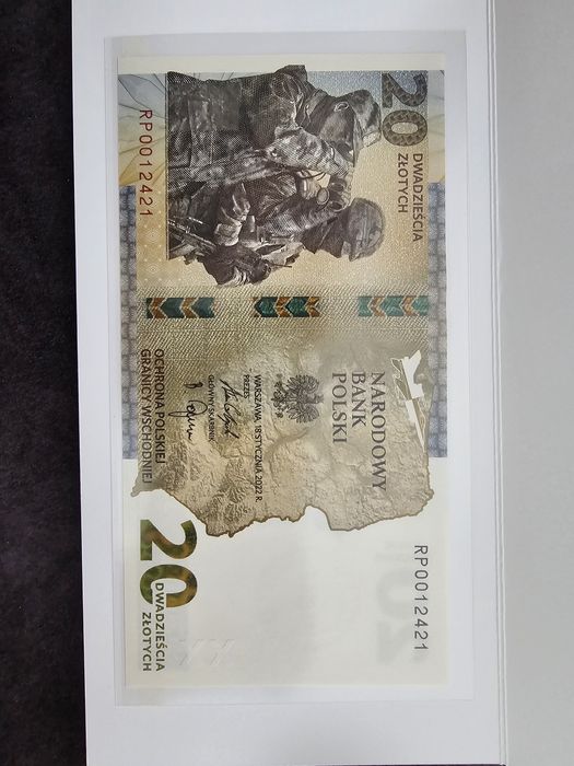 Banknot ochrona polskiej granicy wschodniej Radar 12421