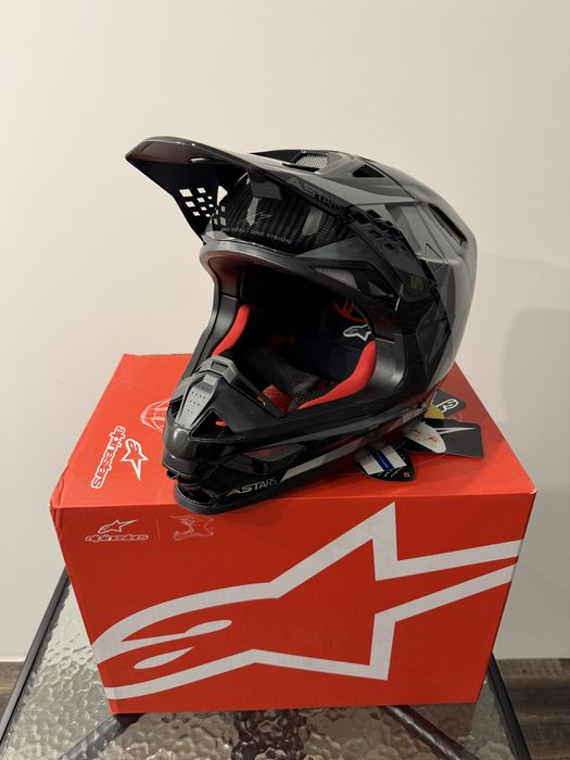 Kask motocyklowy Alpinestar SM10 Carbon M NOWY mx enduro