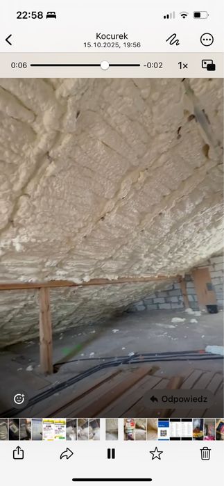 Piana pur docieplenie, izolacja