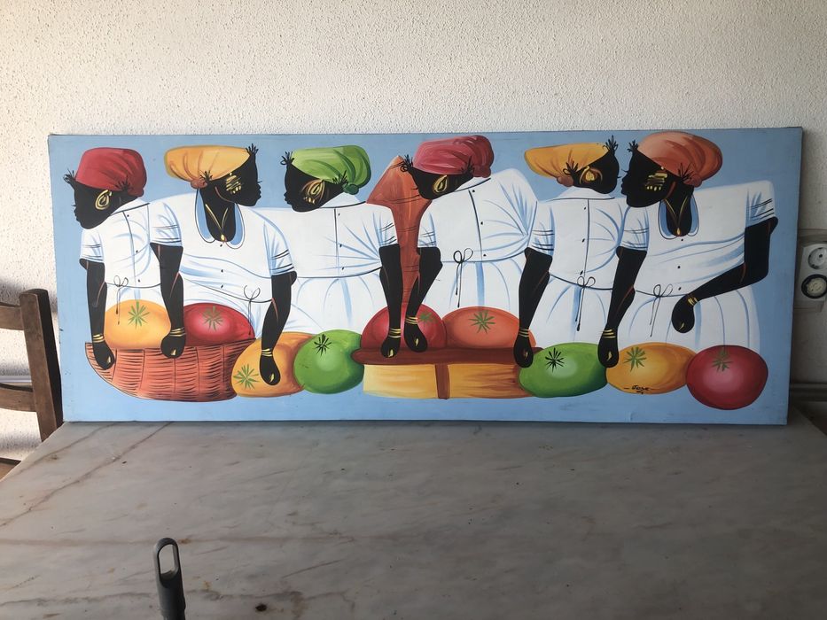 Quadros em tela pintada a mão