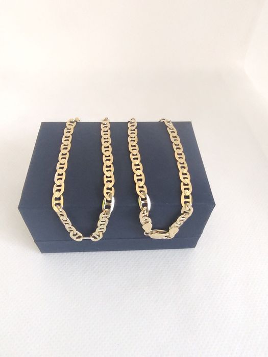 Złoty łańcuszek splot Gucci 4,5 mm PR 585