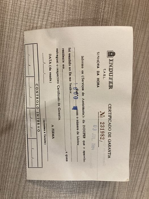Iogurteira Indu, Antiga