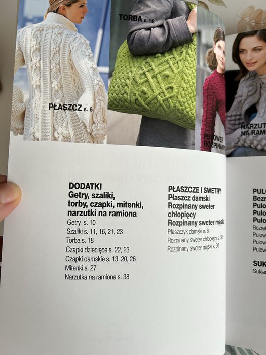 Wzory irlandzkie Robótki na drutach Unikat