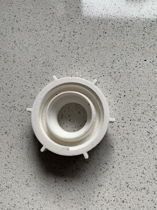 Adaptador rosca pote IBC, bidon de 1000lt.