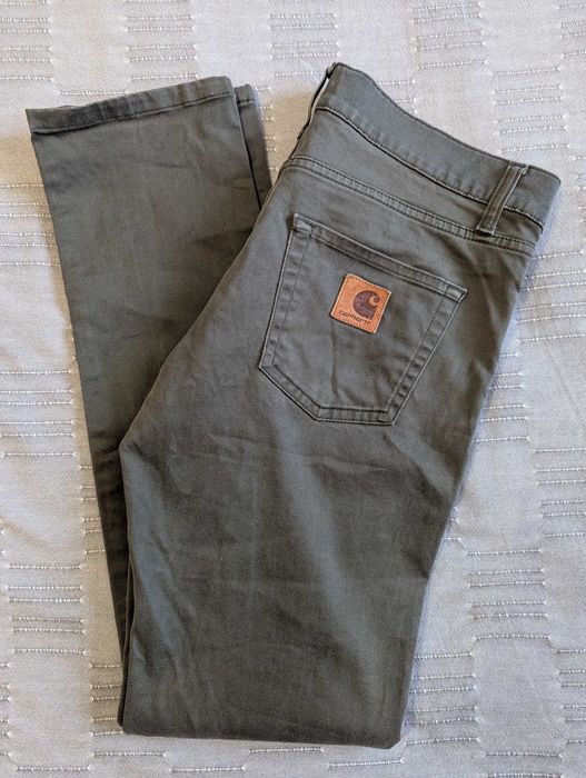 Джинсы Carhartt WIP Rebel Slim Fit. Серые. р31