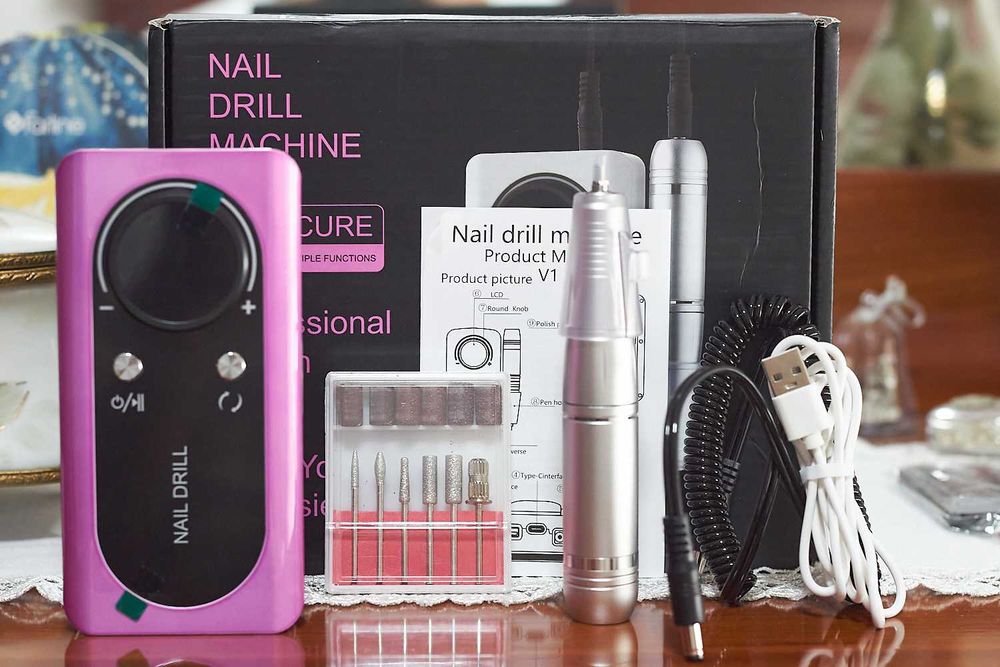 Broca unhas profissional portatil 45 000 RPM