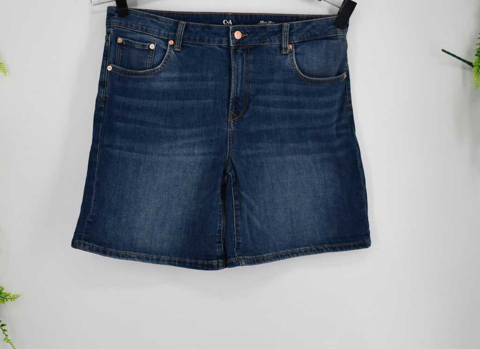 Jeansowe spodenki C&A 48 shorts