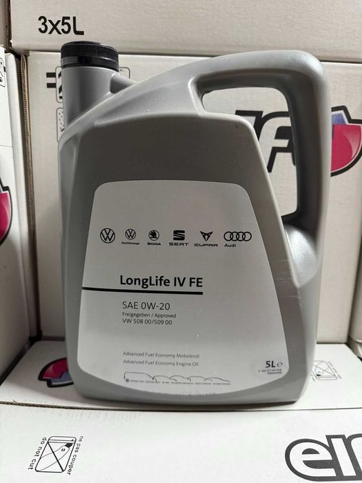 Моторне масло ВАГ VAG LongLife IV FE 0W-20 5 л.