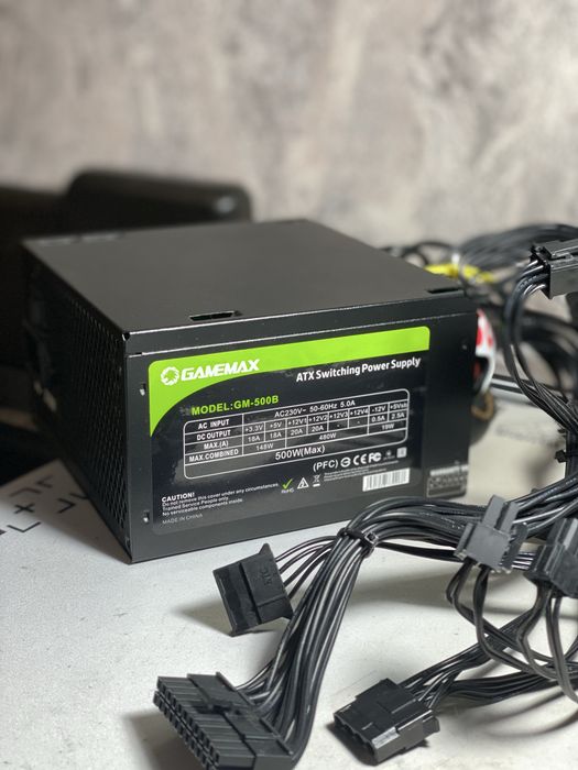 ⁉️Гарантія 14 днів.⁉️ Блок живлення GameMax GM-500B 500W