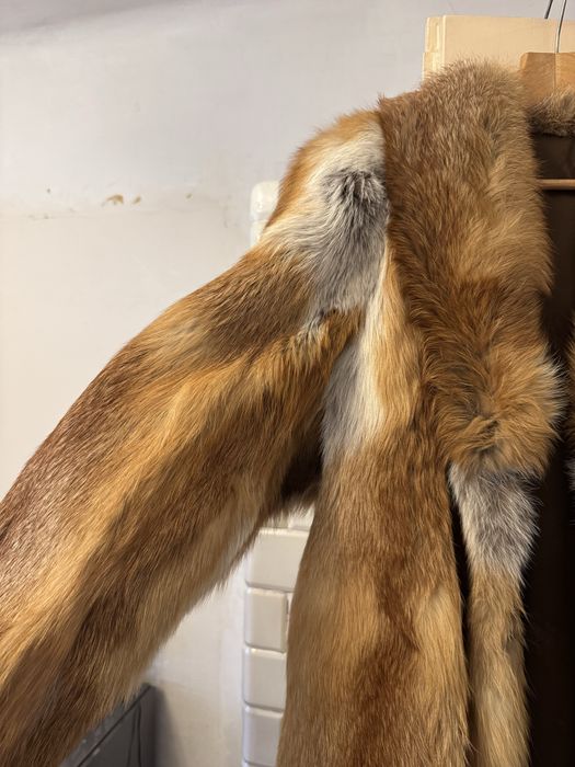 Futro z prawdziwego lisa Vintage