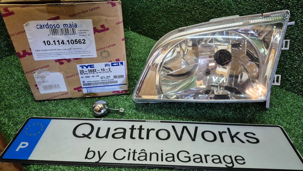 Otica Farol Esquerdo Mitsubishi Space Star DG 1998 a 2004 Ref. 20-5682-18-2 TYC NOVO