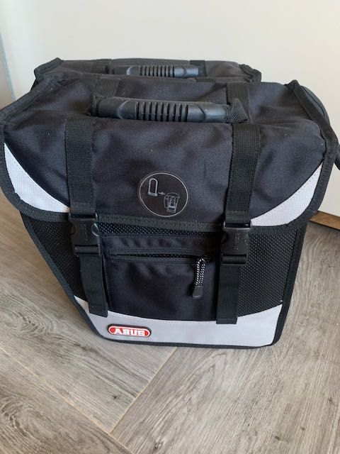 Sakwy torby bagi rowerowe ABUS 34x31x16 jak NOWE narzędzia