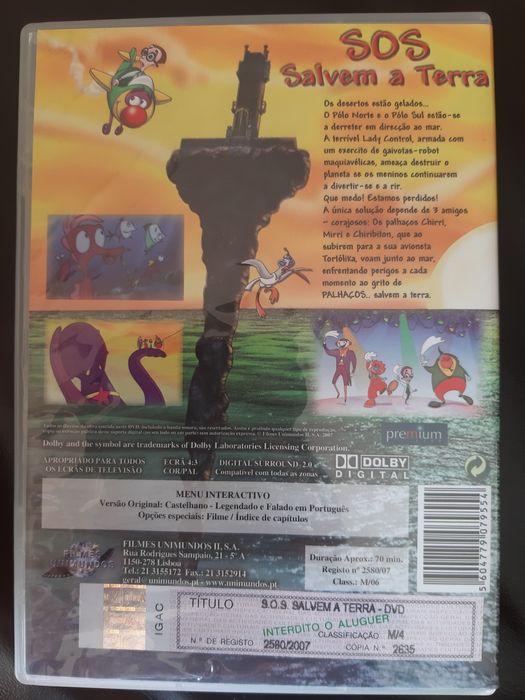 DVDs 1 = 2€  3 = 5€