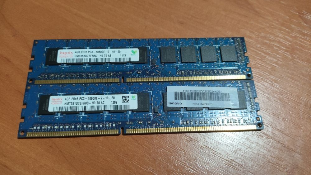 Оперативка пам'ять 8gb (4+4) [1600mhz]
