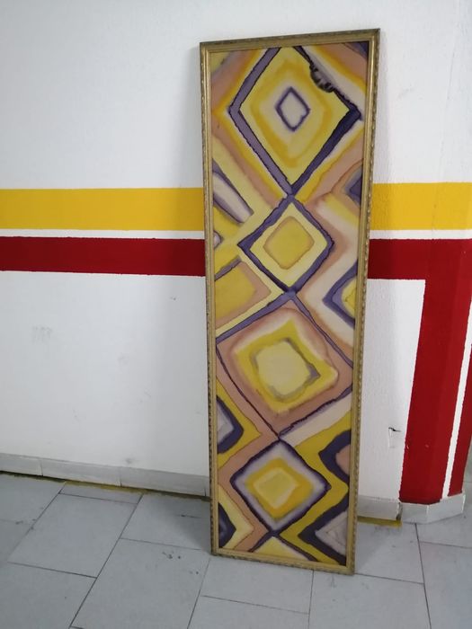 Quadro em tecido (seda)