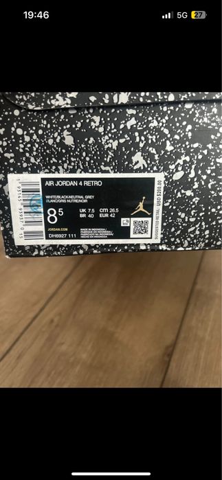 Jordan 4 military black