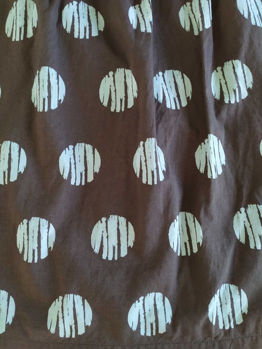 Spódnica brązowa marki TU rozmiar 40 na lato na co dzień do pracy