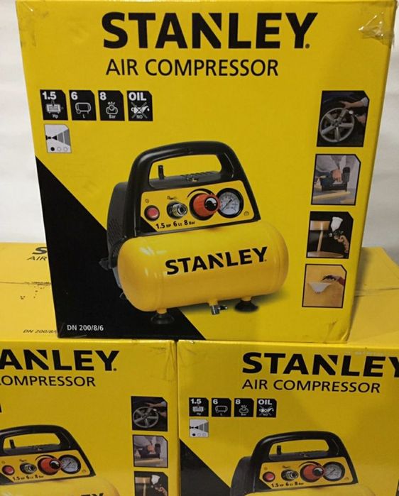 Повітряний безоливний компресор Stanley STN039 Безмасляный компрессор