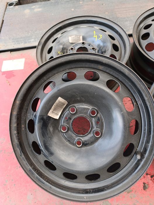 5x112 Felgi Stalowe 16 VW GOLF VII VIII T-Roc Skoda Karoq Audi Q2 6JX16 ET43