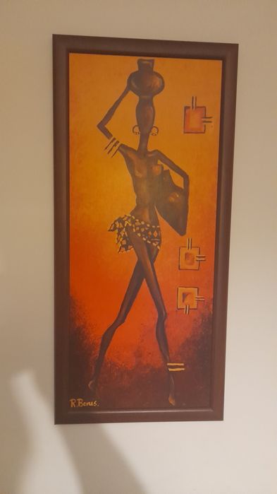 Obraz afrykanski R.Berus.Afrykanska kobieta