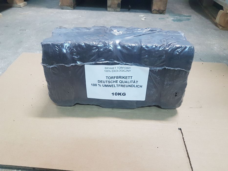 Brykiet Torfowy Węgiel Ekologiczny 20Kg Tani opał