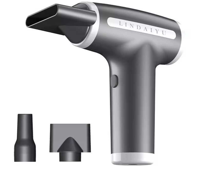 Новые! Портативный Аккумуляторный Фен для сушки волос PD008 Серый 60Вт