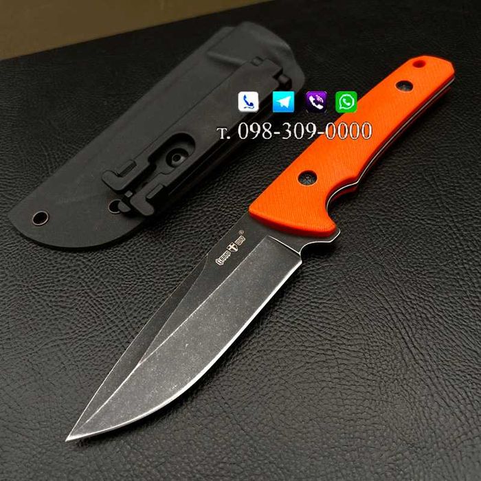 Нож Тактик/Нож Тактический/Нож Фултанг/Крепление Molle Lok/Нож "Orange Tiger-2"