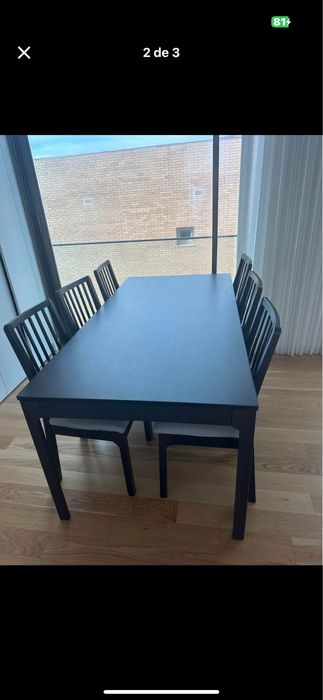 Mesa com cadeiras ikea (menos de 1 ano)