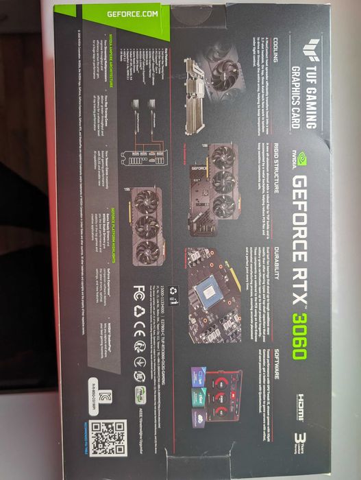 Відеокарта Asus GeForce RTX 3060 12GB GDDR6 TUF Gaming OC V2