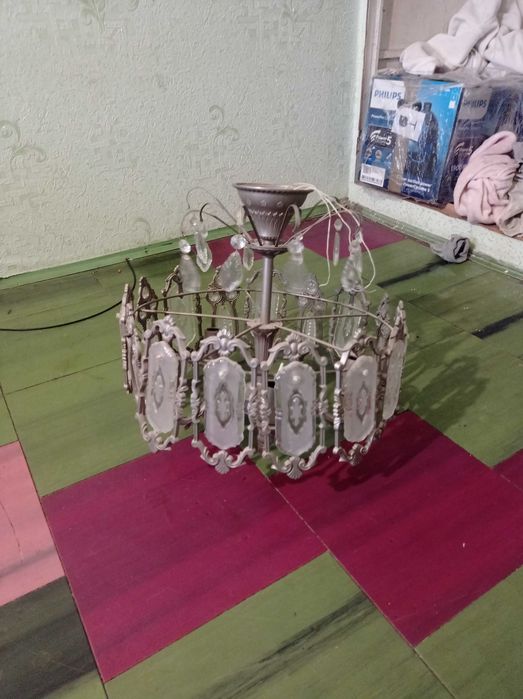 Хрустальная люстра СССР антиквариат