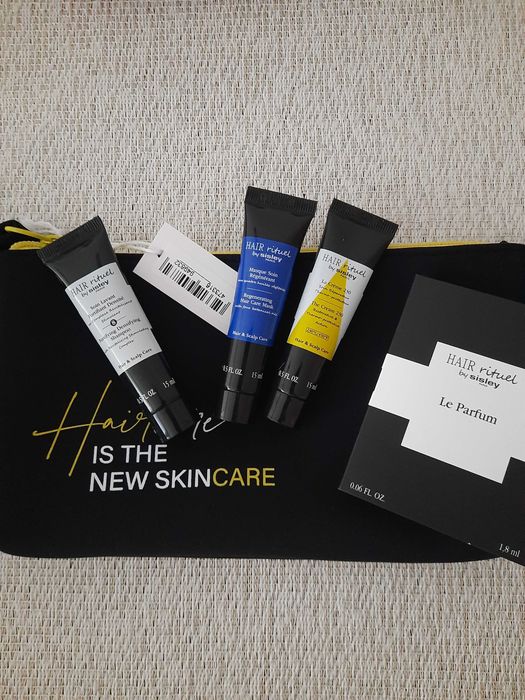 Sisley Hair Rituel - maska, szampon, la creme + kosmetyczka