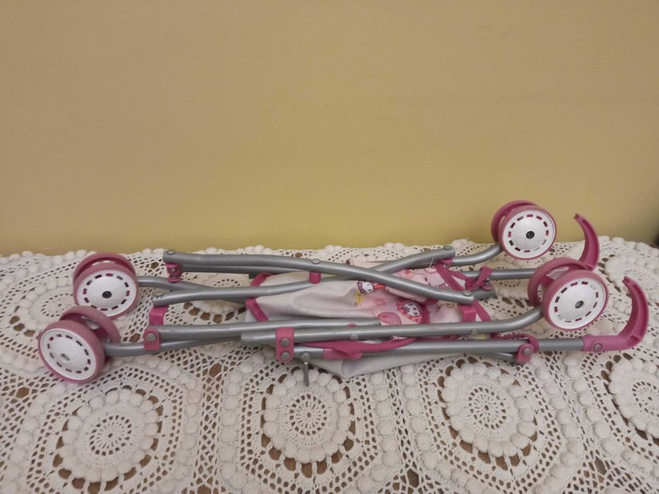 Zestaw dla Małej Opiekunki Lalka Bobas Wózek Spacerówka Nocnik