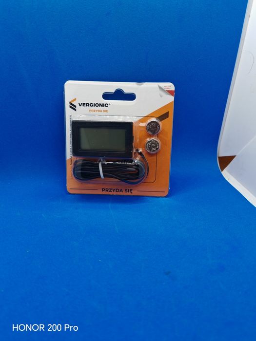 Termometr tablicowy LCD z sonda -50C +110C