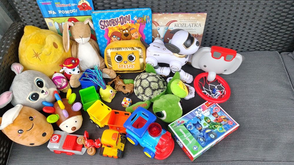 Mix zabawek robot puzzle