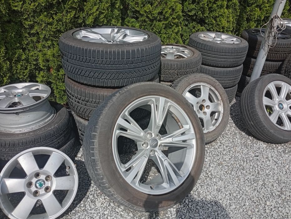 Koła aluminiowe Audi 21" , 5x112 , 9.5J , ET31  + Opony Continental  WinterContact TS850P SUV