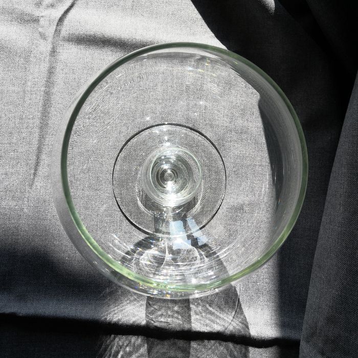 Wazon szklany kielich, kieliszek do koniaku